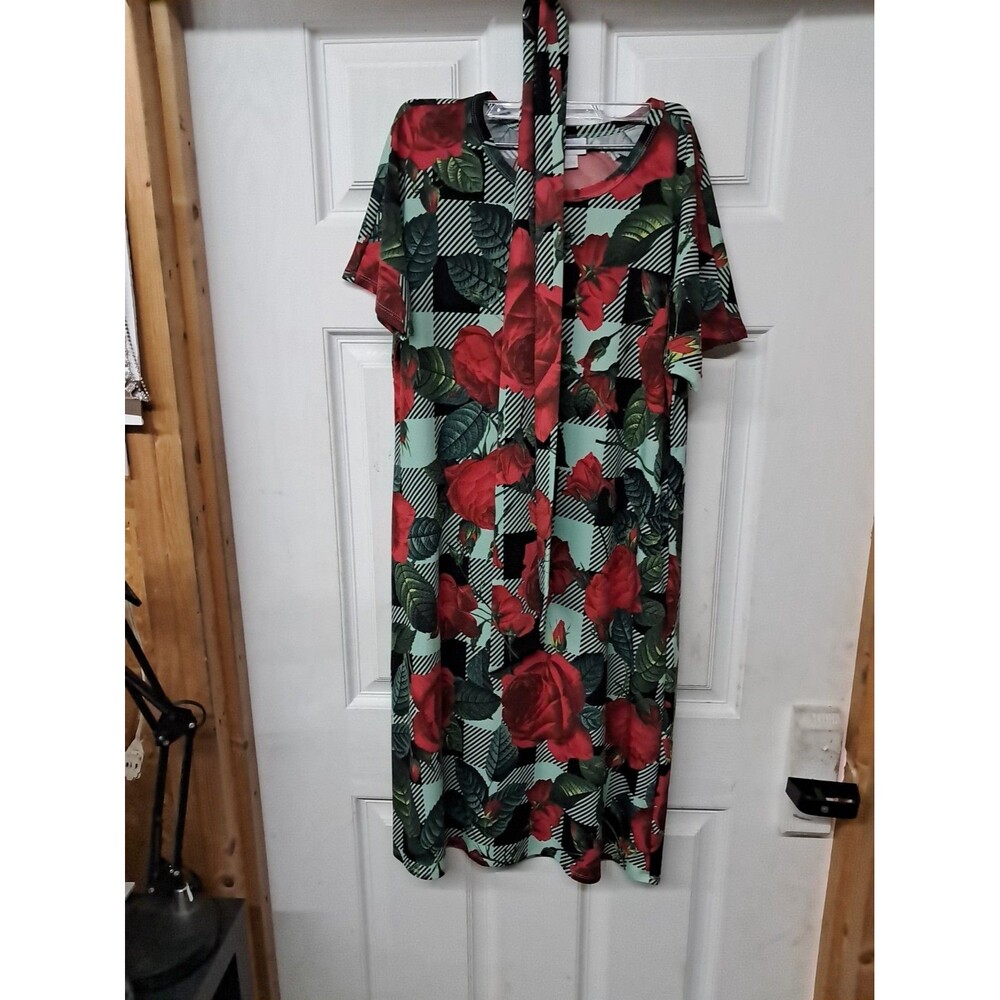 lularoe dress large with pockets